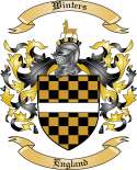 Winters Family Crest from England