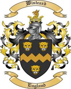 Wisteard Family Crest from England