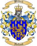 Witbeck Family Crest from Holland