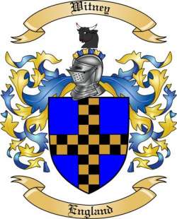 Witney Family Crest from England