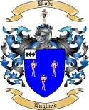 Wode Family Crest from England