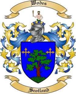 Wodes Family Crest from Scotland