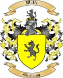 Wolfe Family Crest from Germany