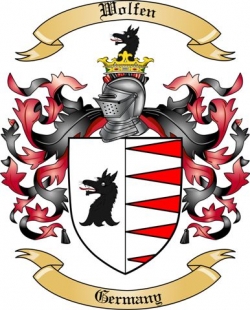 Wolfen Family Crest from Germany2