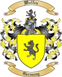 Wolfen Family Crest from Germany