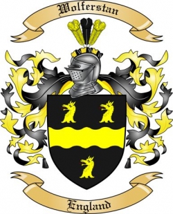 Wolferstan Family Crest from England2