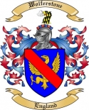 Wolferstone Family Crest from England