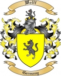 Wolff Family Crest from Germany