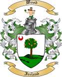 Wood Family Crest from Ireland