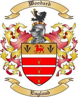 Woodard Family Crest from England