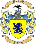 Woodhall Family Crest from England
