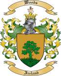 Woods Family Crest from Ireland