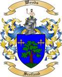 Woods Family Crest from Scotland