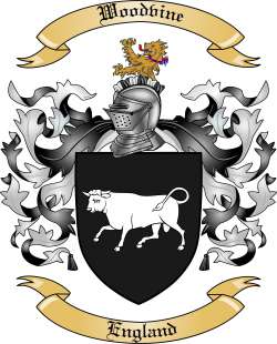 Woodvine Family Crest from England