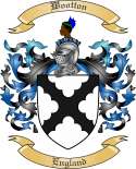 Wootton Family Crest from England