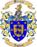 Worman Family Crest from England