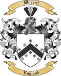 Worrell Family Crest from England