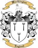 Worthington Family Crest from England
