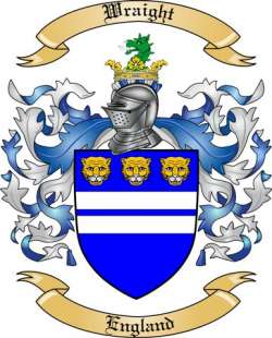 Wraight Family Crest from England