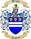 Wrighte Family Crest from England