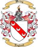 Wring Family Crest from England