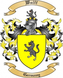 Wulff Family Crest from Germany