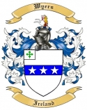 Wyers Family Crest from Ireland