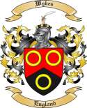 Wykes Family Crest from England