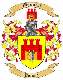 Wysocki Family Crest from Poland