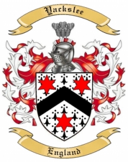 Yackslee Family Crest from England