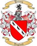 Yansey Family Crest from England