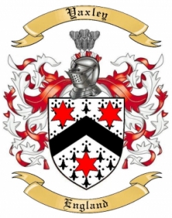 Yaxley Family Crest from England