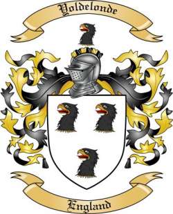 Yoldelonde Family Crest from England