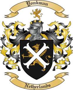 Yonkman Family Crest from Netherlands