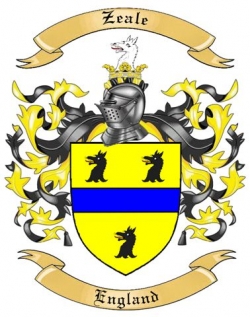 Zeale Family Crest from England
