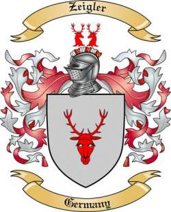 Zeigler Family Crest from Germany2