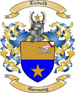 Ziebold Family Crest from Germany