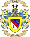 Ziegler Family Crest from Germany