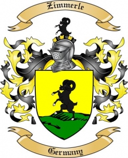 Zimmerle Family Crest from Germany