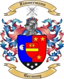 Zimmermann Family Crest from Germany2