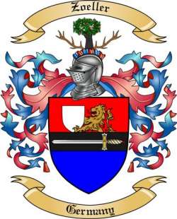 Zoeller Family Crest from Germany