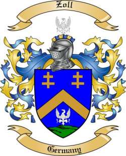 Zoll Family Crest from Germany