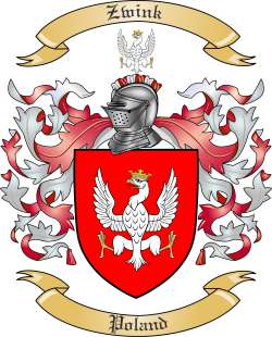 Zwink Family Crest from Poland