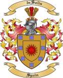 deSolis Family Crest from Spain