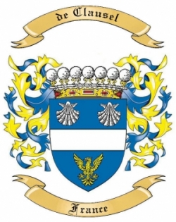 de Clausel Family Crest from France1
