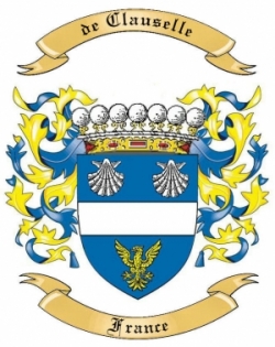 de Clauselle Family Crest from France1
