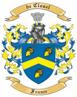 de Closel Family Crest from France