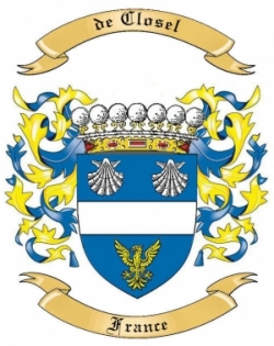 de Closel Family Crest from France1