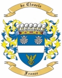 de Clozele Family Crest from France1