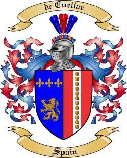 de Cuellar Family Crest from Spain